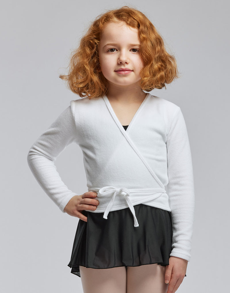 Laad het plaatje in de Viewer, Darling Jr. Fleece Wikkel Vest Wit
