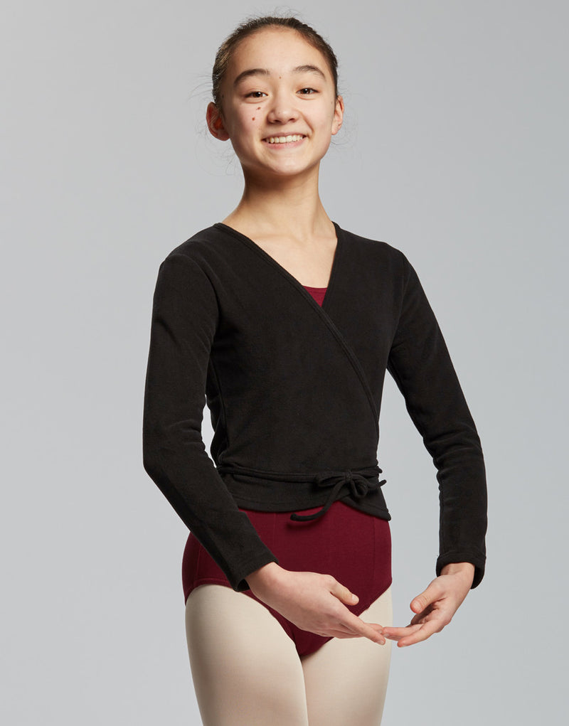 Laad het plaatje in de Viewer, Darling Jr. Fleece Wikkel Vest Zwart
