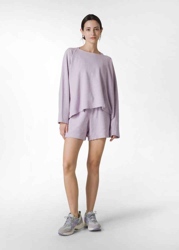 Laad het plaatje in de Viewer, A00420 Sweatshirt wijd lila