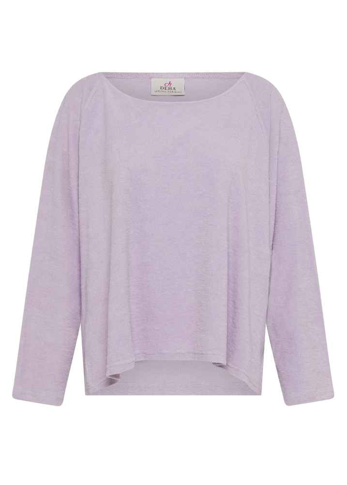 Laad het plaatje in de Viewer, A00420 Sweatshirt wijd lila