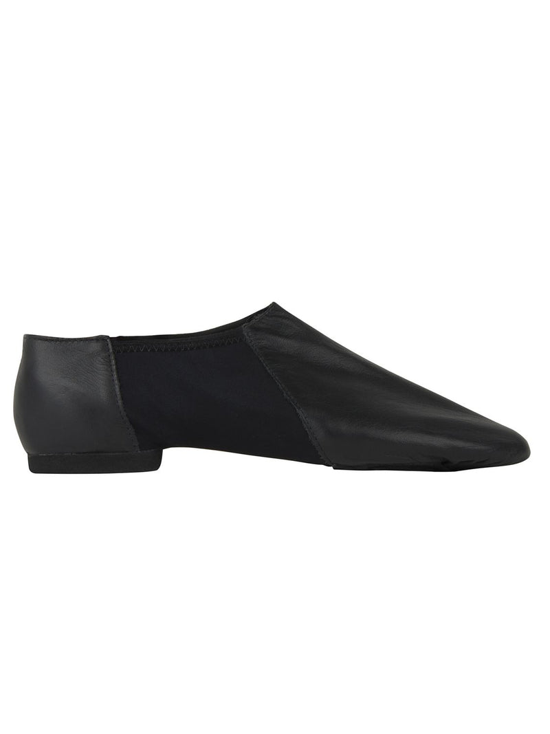Laad het plaatje in de Viewer, JZE45 Jazzschoenen Half Hoog Rubber Splitzool Zwart