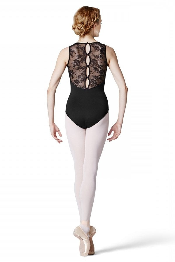 Laad het plaatje in de Viewer, L8845 Fresia Balletpak Hemdmodel Kant Zwart