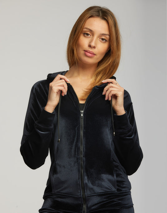 Ness Jogging Vest Fluweel Zwart