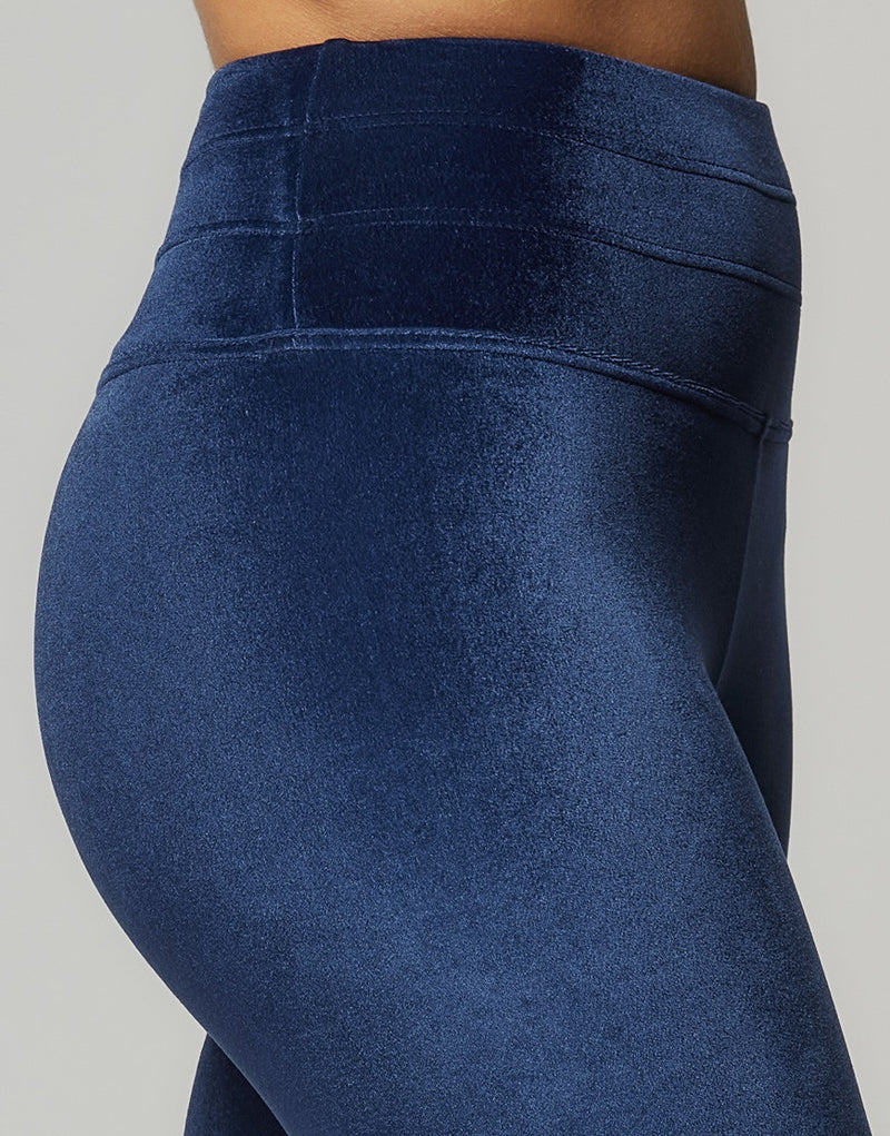 Laad het plaatje in de Viewer, Nova Legging Fluweel Blauw