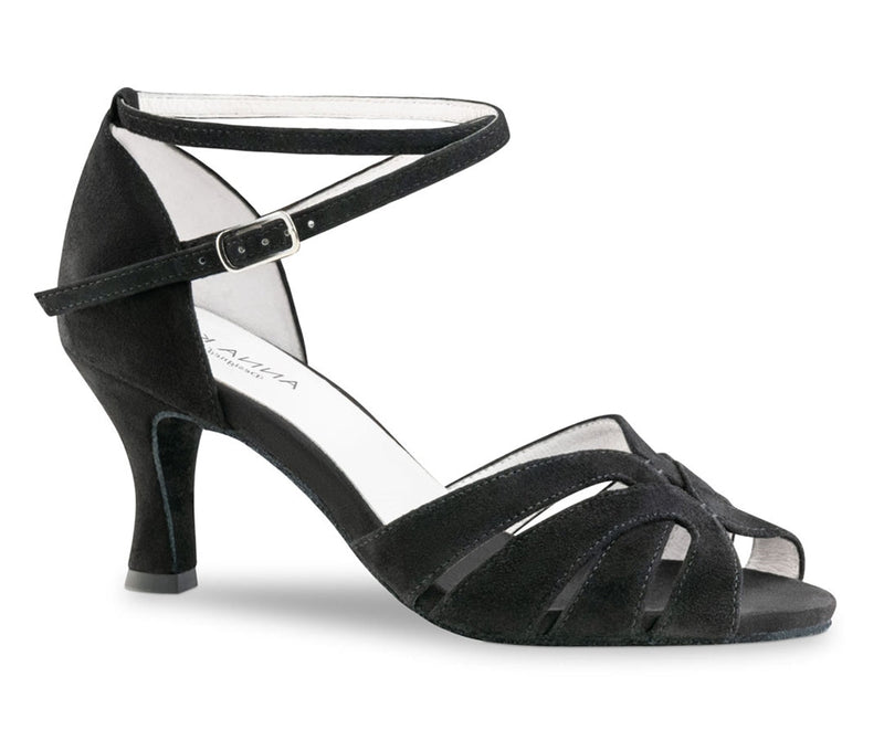 Laad het plaatje in de Viewer, Olympe 894-60 Zwart Suède 6 cm