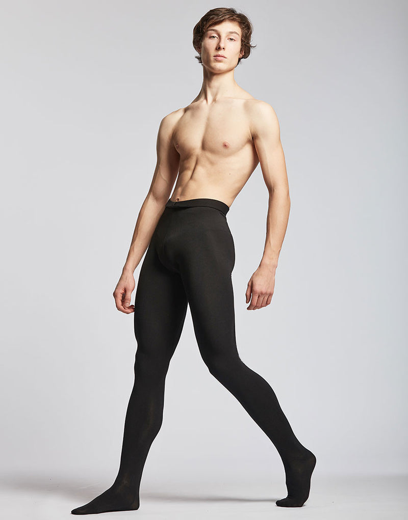 Laad het plaatje in de Viewer, Orson Heren Legging met Voet Viscose Zwart