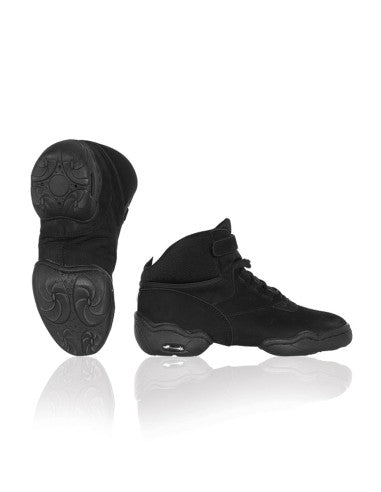 Laad het plaatje in de Viewer, PA1506 Danssneaker Microfiber Nubuck Zwart