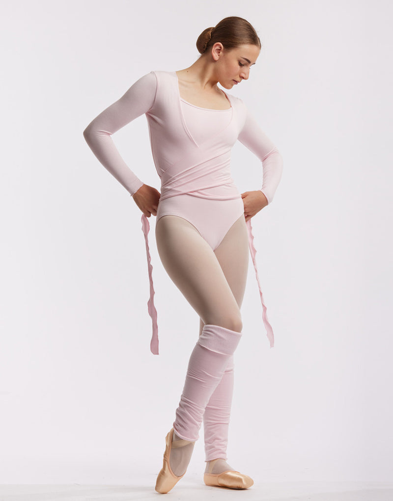 Laad het plaatje in de Viewer, Vigueur Ballet Wikkelvest Kort Roze (Perle)