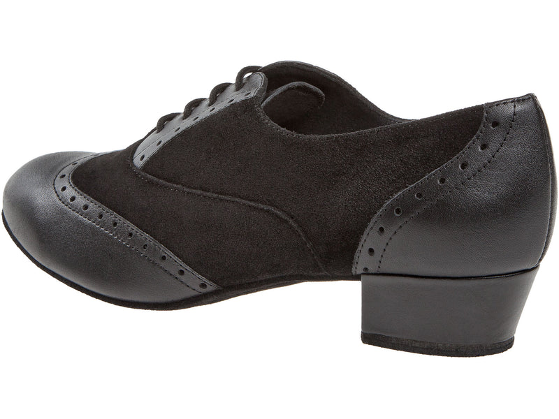 Laad het plaatje in de Viewer, 063-029-070 Comfort Trainers Zwart Leer / Suède 2.8 cm