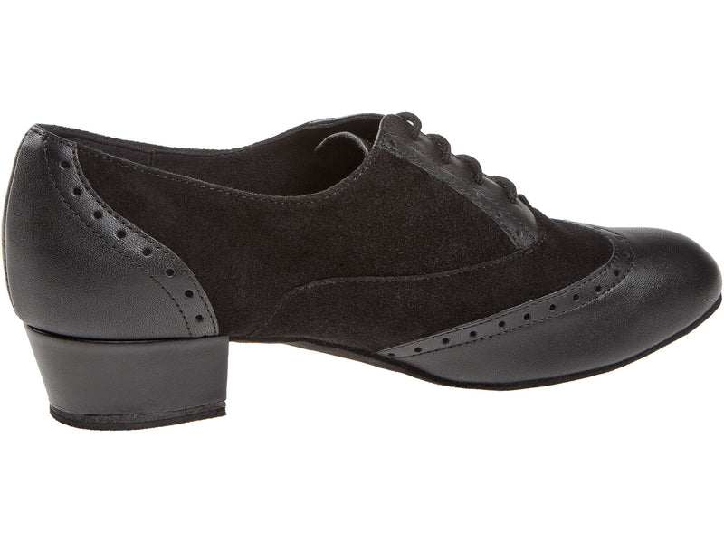 Laad het plaatje in de Viewer, 063-029-070 Comfort Trainers Zwart Leer / Suède 2.8 cm