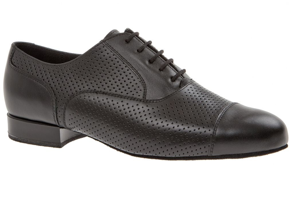 Diamant Hommes Chaussures de Danse 088-076-042 Cuir Noir [Cambrure haute] - 2 cm