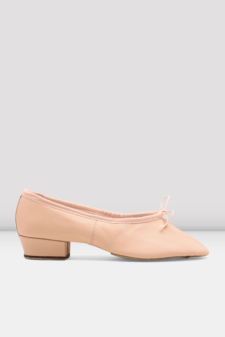 Laad het plaatje in de Viewer, S0427L Paris Docenten Dansschoenen Roze Leer 2.5 cm