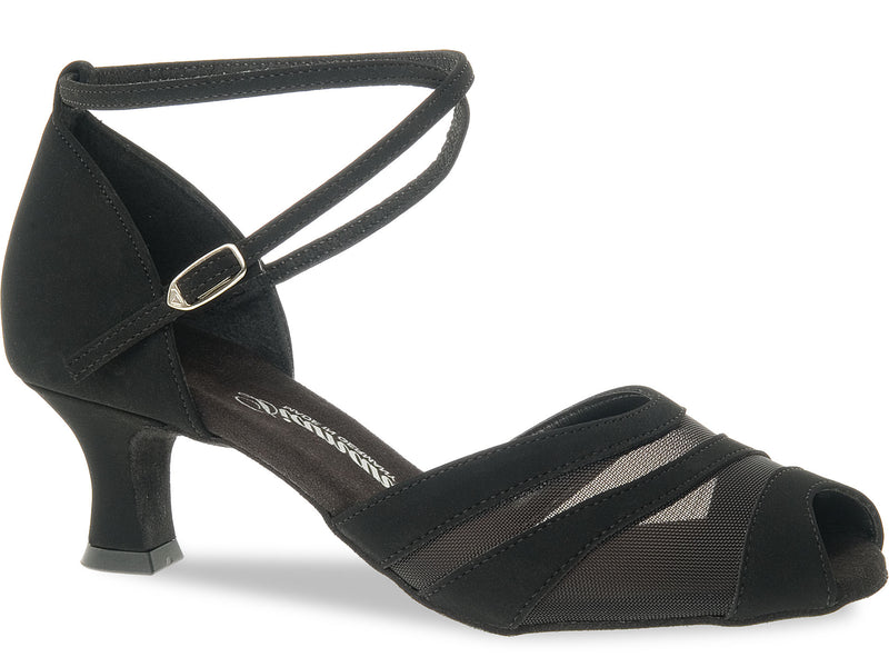 Laad het plaatje in de Viewer, 102-064-040 Zwart Synthetisch Nubuck/Mesh 5 cm