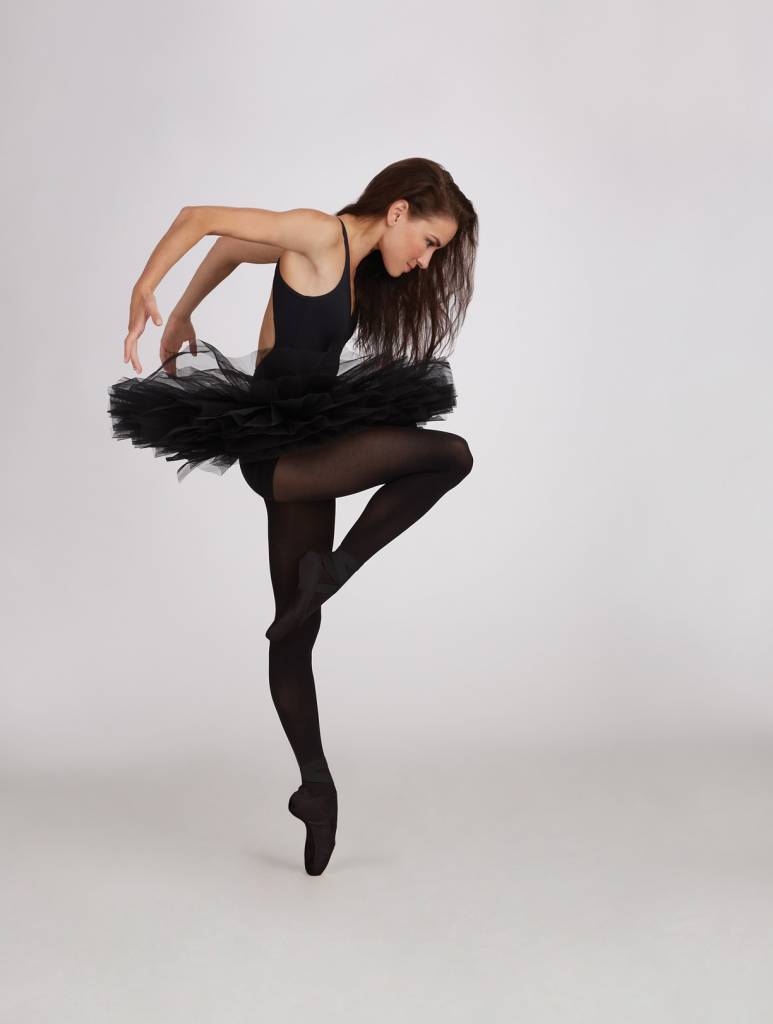 Laad het plaatje in de Viewer, 10391 Adult Practice Ballet Tutu Zwart
