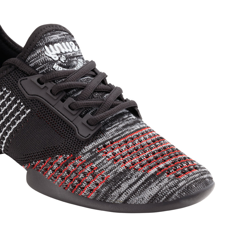 Laad het plaatje in de Viewer, Suny 115 Pureflex Dames Zwart / Grijs / Rood Knit