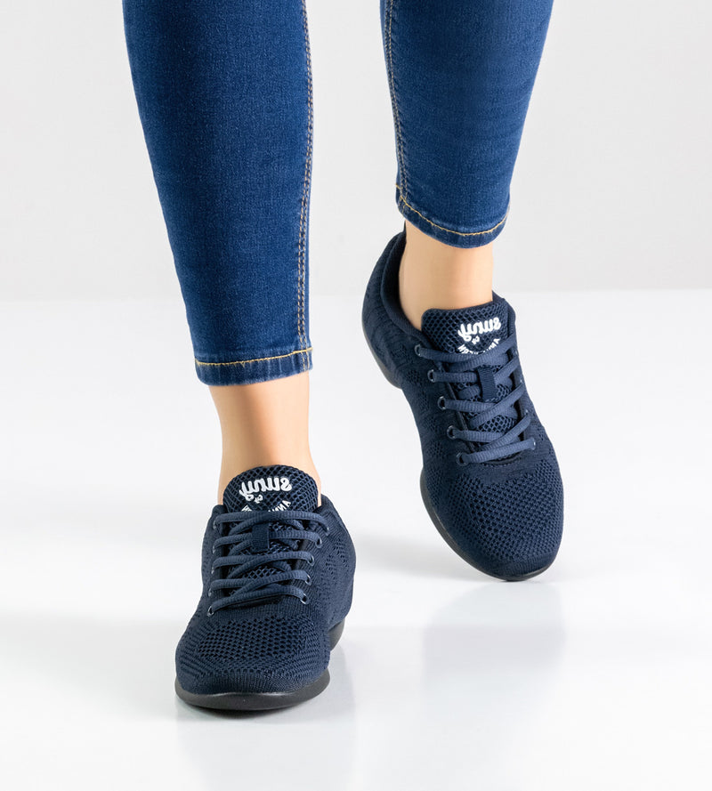 Laad het plaatje in de Viewer, Suny 130 Pureflex Dames Blauw / Zwart Knit
