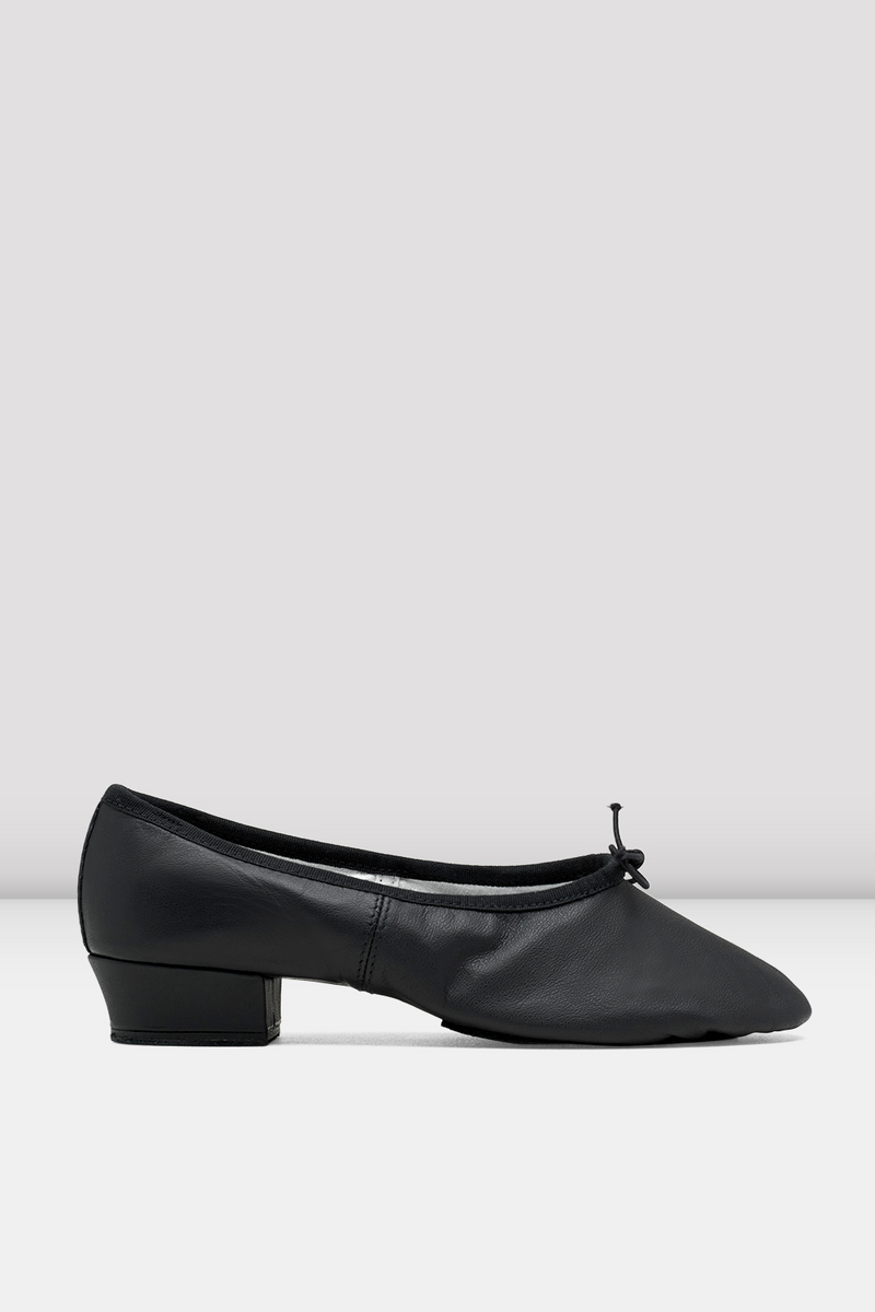 Laad het plaatje in de Viewer, S0427L Paris Docenten Dansschoenen Zwart Leer 2.5 cm