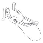 Laad het plaatje in de Viewer, U2031 Cobra Balletschoenen Canvas Zwart
