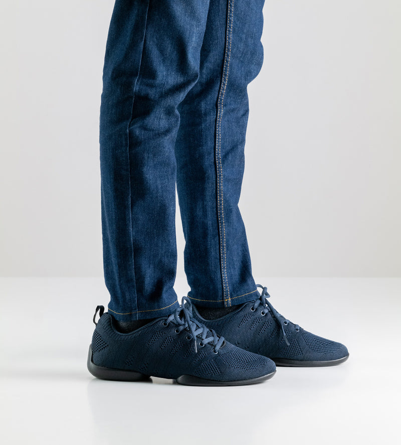 Laad het plaatje in de Viewer, Suny 4030 Pureflex Heren Blauw / Zwart Knit