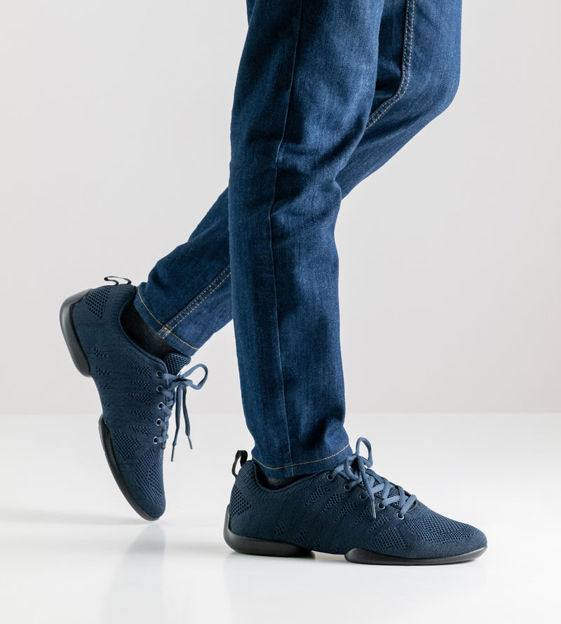 Laad het plaatje in de Viewer, Suny 4030 Pureflex Heren Blauw / Zwart Knit