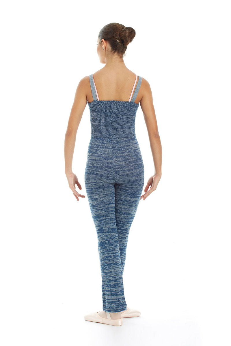 Laad het plaatje in de Viewer, 4114 Warm-Up Pak Gebreid Blauw/Grijs