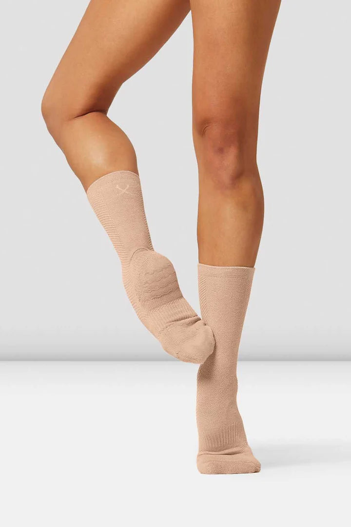 Laad het plaatje in de Viewer, A1000 BLOCHSOX™ Danssokken Beige (SND)