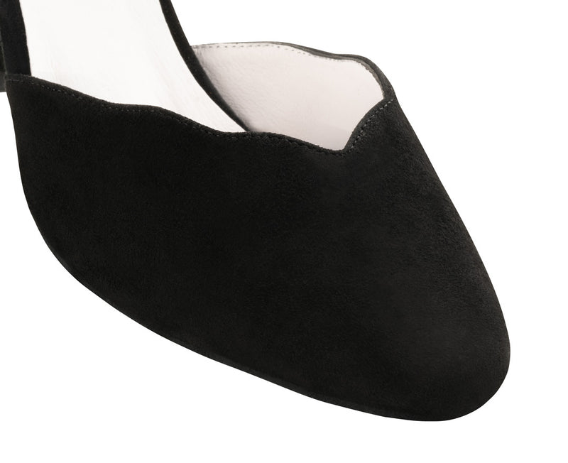 Laad het plaatje in de Viewer, Denise 572-50 Zwart Suède 5 cm