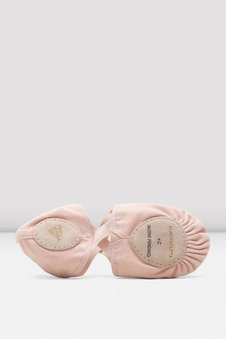 Laad het plaatje in de Viewer, ES0251L Elastosplit X Canvas Balletschoenen Gespleten zool Roze/PNK