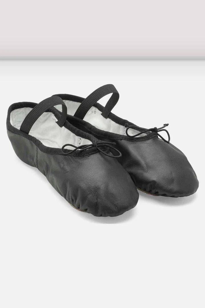 Laad het plaatje in de Viewer, S0205L Dansoft Balletschoenen Doorlopende zool Zwart/BLK