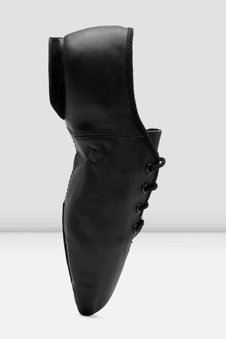 Laad het plaatje in de Viewer, S0423M Ultraflex Jazzschoenen Suède Splitzool Zwart Leer