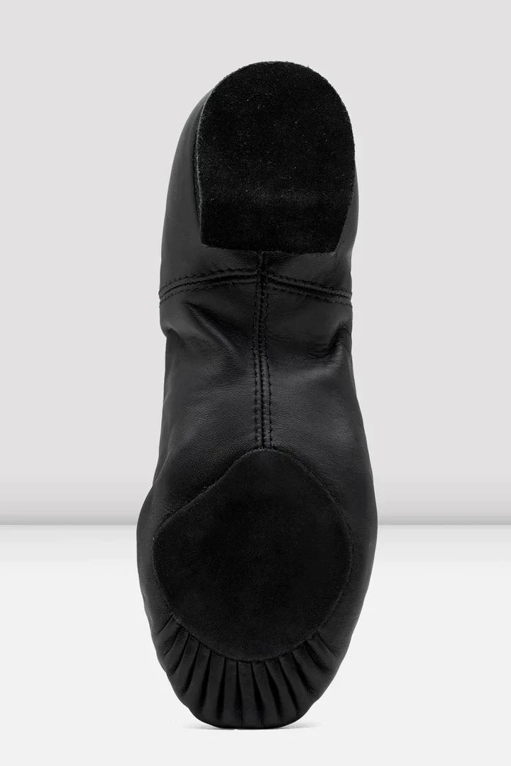 Laad het plaatje in de Viewer, S0423M Ultraflex Jazzschoenen Suède Splitzool Zwart Leer