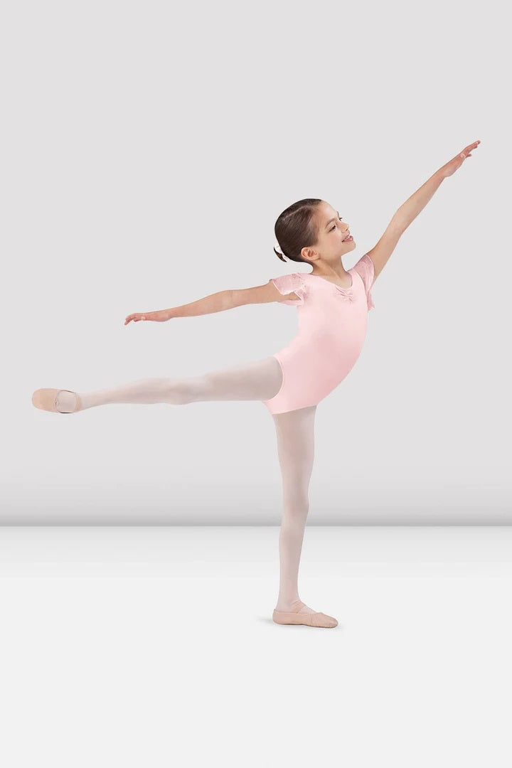 Laad het plaatje in de Viewer, CL3732 Scarlett Balletpakje Glittermouwtje Licht Zalm Roze (LPK)