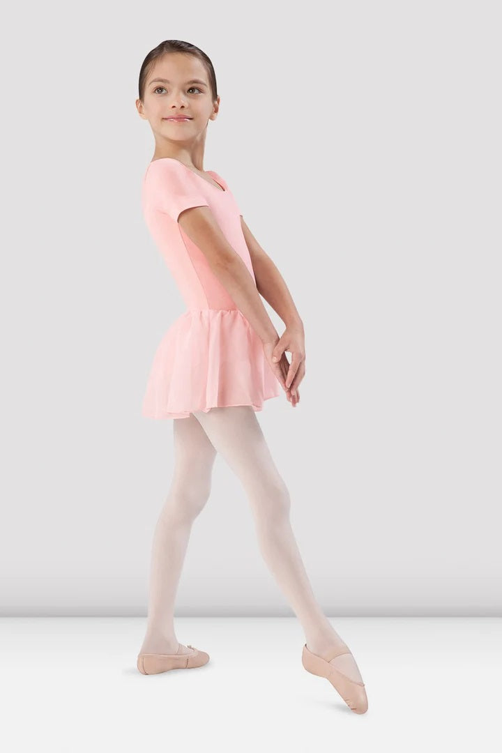 Laad het plaatje in de Viewer, CL5342 Tiffany Balletpakje Korte Mouw Licht Zalm Roze (LPK)