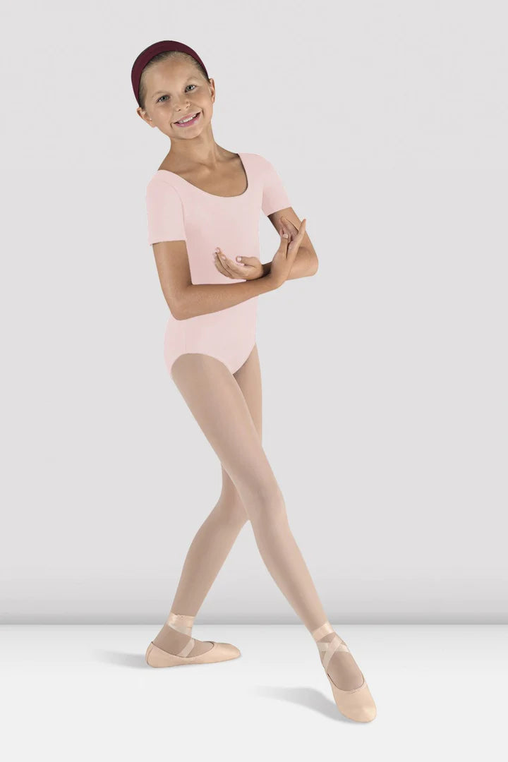 Laad het plaatje in de Viewer, CL5402 Ballet Balletpakje Korte Mouw Licht Zalm Roze (LPK)
