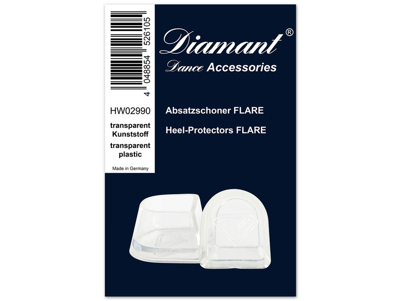 Laad het plaatje in de Viewer, HW02990 Hakbeschermers Flare Transparant