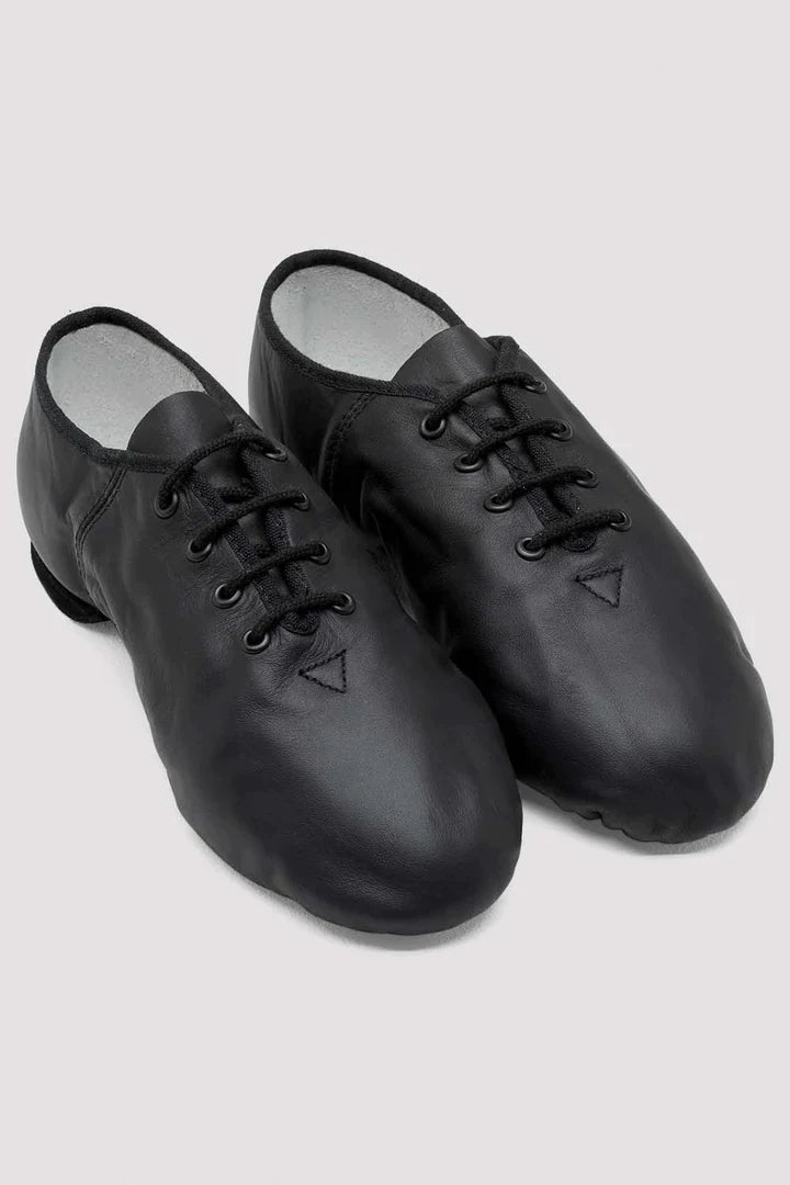 Laad het plaatje in de Viewer, S0423M Ultraflex Jazzschoenen Suède Splitzool Zwart Leer