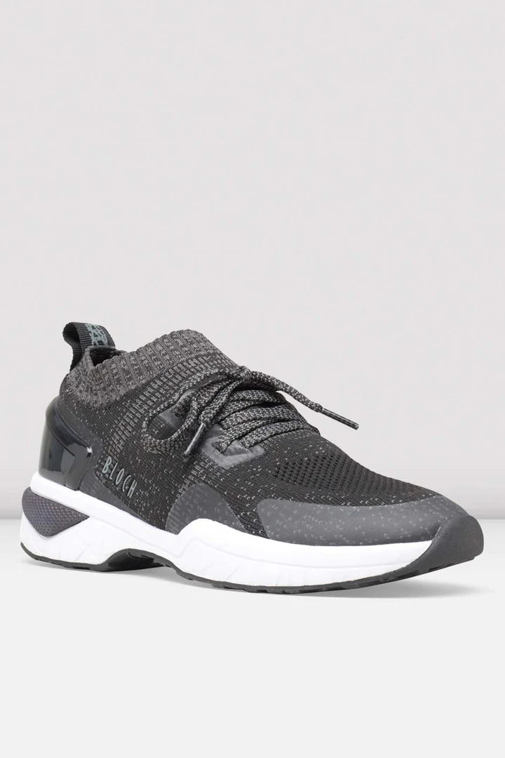 Laad het plaatje in de Viewer, S0929L Alcyone Lage Sneakers Zwart/Grijs Knit