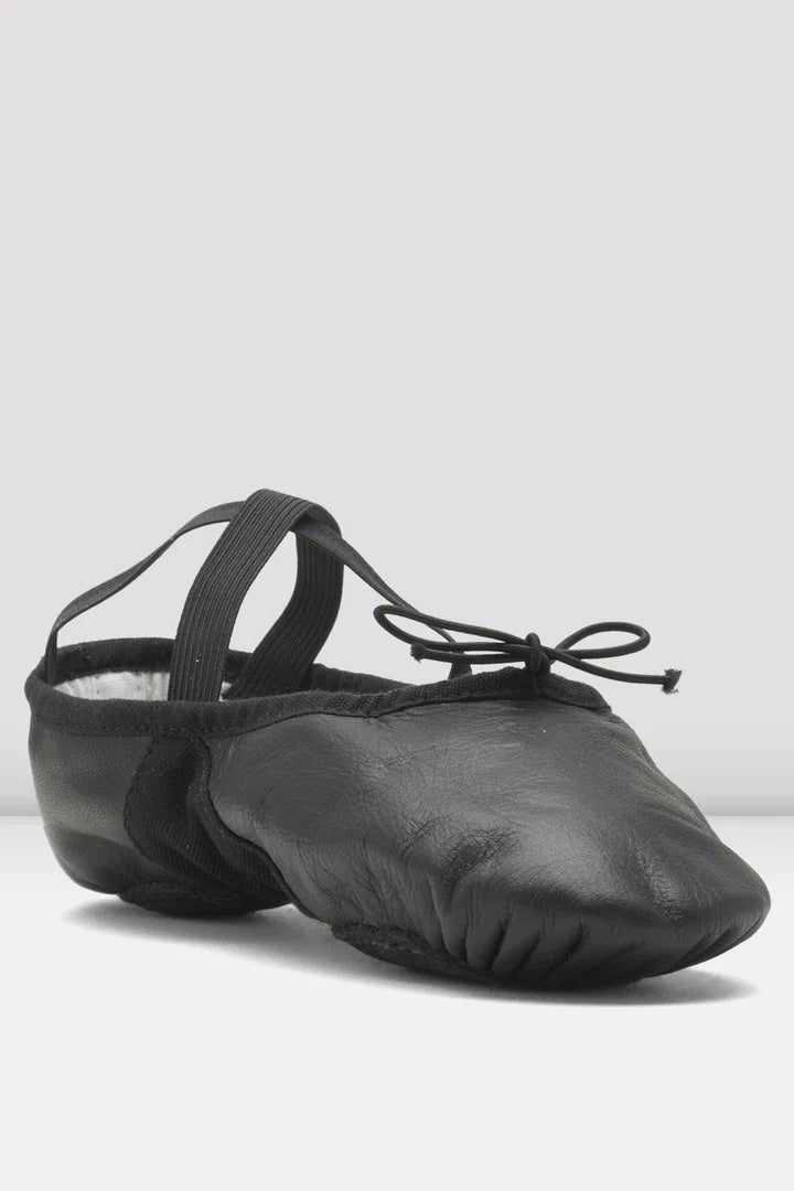 Laad het plaatje in de Viewer, S0203L Prolite II Hybrid Leren Balletschoenen Splitzool Zwart