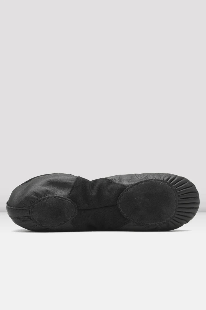Laad het plaatje in de Viewer, S0203L Prolite II Hybrid Leren Balletschoenen Splitzool Zwart