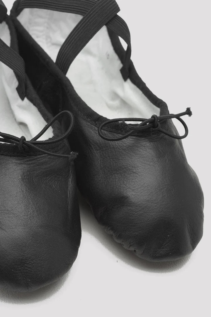 Laad het plaatje in de Viewer, S0203L Prolite II Hybrid Leren Balletschoenen Splitzool Zwart