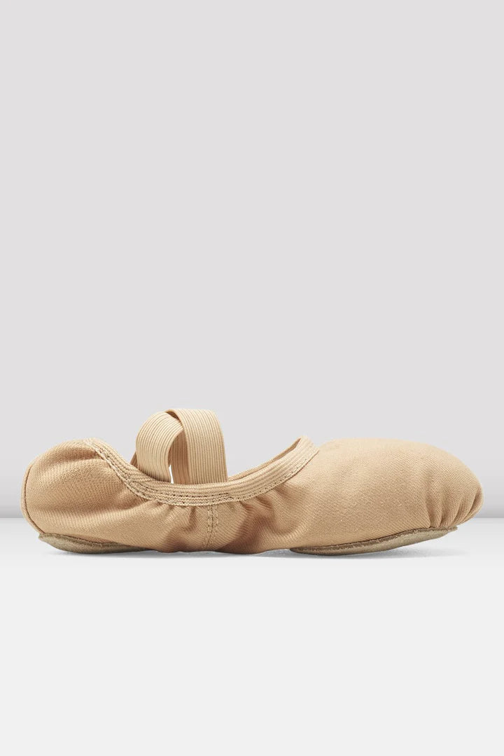 Laad het plaatje in de Viewer, S0284M Performa Stretch Canvas Balletschoen Beige (Sand)