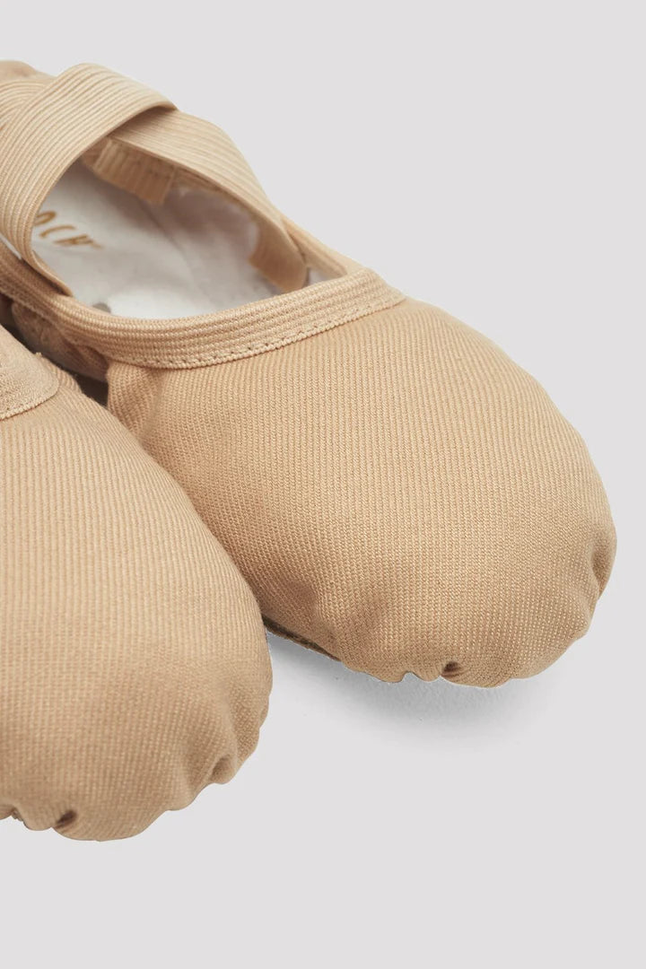 Laad het plaatje in de Viewer, S0284M Performa Stretch Canvas Balletschoen Beige (Sand)