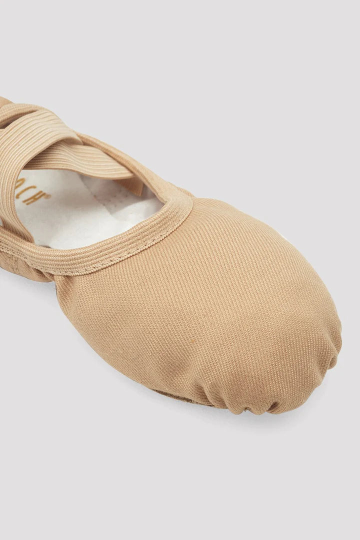 Laad het plaatje in de Viewer, S0284M Performa Stretch Canvas Balletschoen Beige (Sand)