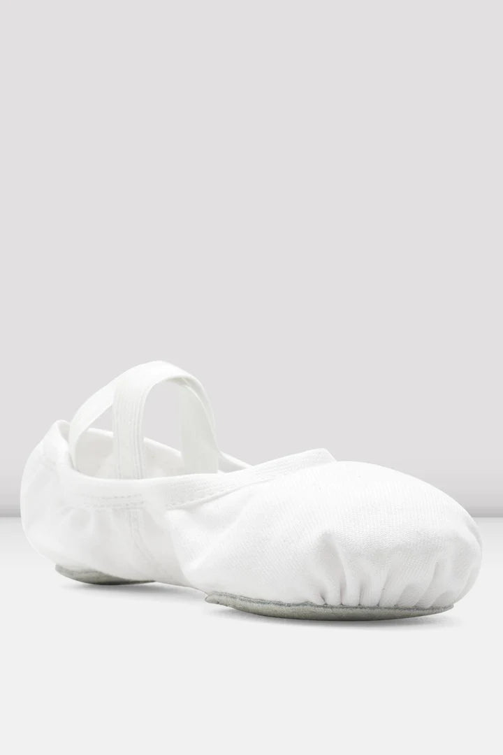 Laad het plaatje in de Viewer, S0284M Performa Stretch Canvas Balletschoen Wit (WHT)