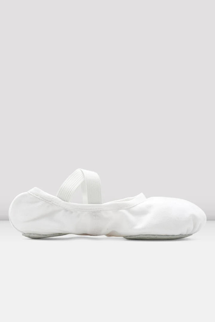 Laad het plaatje in de Viewer, S0284M Performa Stretch Canvas Balletschoen Wit (WHT)