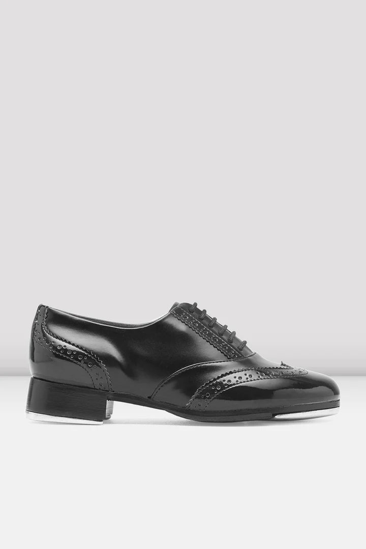 Laad het plaatje in de Viewer, S0341L Charleston Tapschoenen Zwart Kunstleer