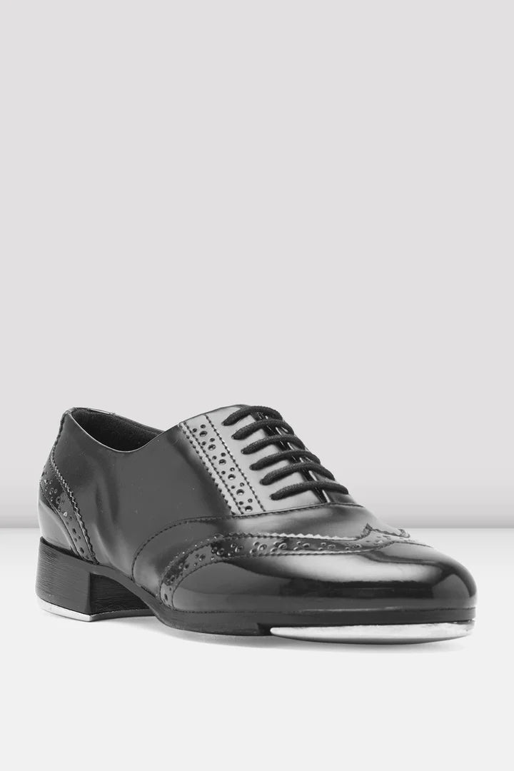 Laad het plaatje in de Viewer, S0341L Charleston Tapschoenen Zwart Kunstleer
