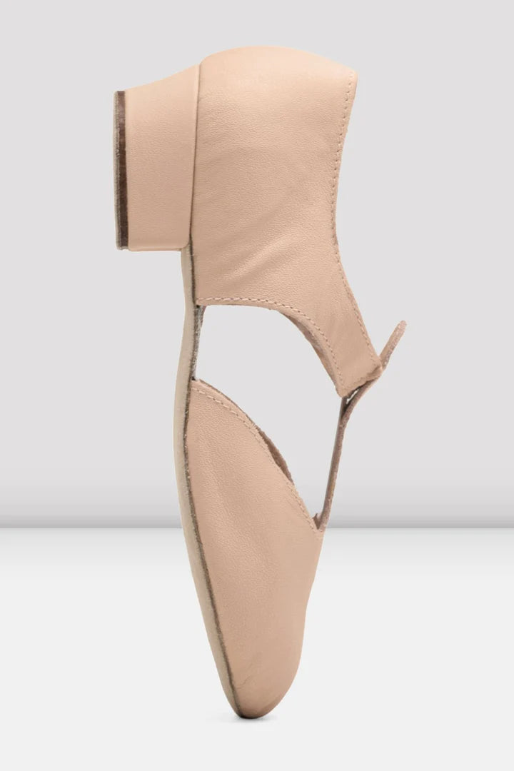 Laad het plaatje in de Viewer, S0407L Grecian Sandal T-strap Docenten Dansschoenen Roze Leer 2.5 cm