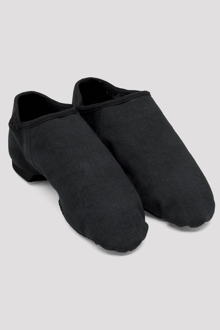 Laad het plaatje in de Viewer, S0473L Phantom Jazzschoenen Splitzool Zwart Stretch Canvas