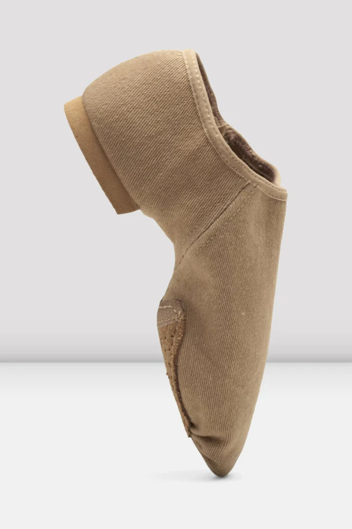 Laad het plaatje in de Viewer, S0473L Phantom Jazzschoenen Splitzool Beige Stretch Canvas